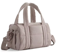 Sac de sport mini personnalisé en PU pour femme, sac de voyage imperméable, sac de sport léger, sac de voyage pour la nuit, sac de week-end mini