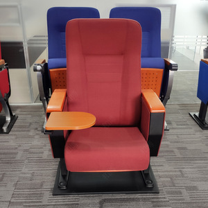 Silla de conferencia Manwa Expo HB661 de haya color púrpura claro con tablero de escritura para asientos en fila en escuelas - Product Image 3