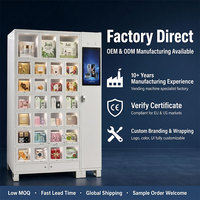 Máquina Expendedora Inteligente de Autoservicio 24/7 para Ropa y Cosméticos, Máquina Expendedora de Metal con Pantalla Táctil, 27 Compartimentos