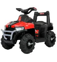 Voiture tout-terrain à batterie 6V pour enfants de 2 à 8 ans, jouet en plastique à 4 roues