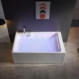 ม่านน้ำ74นิ้วจากุซซี่ฟองเจ็ทอ่างน้ำวนอ่างอาบน้ำอิสระ1.8เมตรสแตนเลสไฟฟ้าอ่างน้ำร้อนห้องน้ำในร่ม - Product Image 5