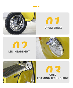 Triciclo Eléctrico de Carga EE <span class=keywords><strong>RIKSHA</strong></span> QSD300KG, 1200W, 48V/60V, Carrocería Abierta, Freno de Tambor, Alcance de 110KM - Product Image 4