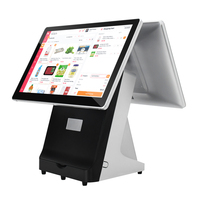 15,6-дюймовая POS-система на Windows с терминалом и кассовым аппаратом, моноблочная POS-система для розничных магазинов