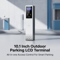 Afficheur LCD extérieur haute luminosité de 10,1 pouces, distributeur automatique de cartes IC/ID en libre-service, système LPR