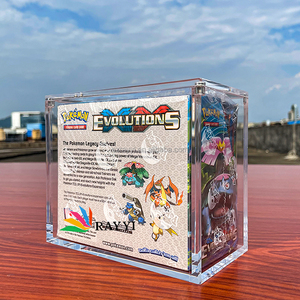 Boîte de présentation RAY YI pour cartes <span class=keywords><strong>Pokémon</strong></span>, en acrylique imperméable, protection UV, format booster. - Product Image 4