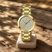 Montre à quartz pour femme avec cadran en diamant, style princesse, couronne, cadeau pour femme d'affaires, livraison rapide dans le monde entier