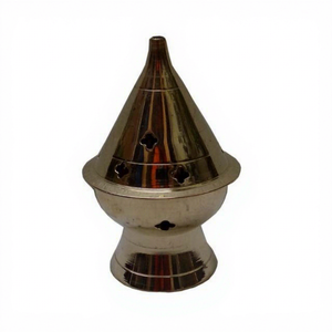 Latest Wholesale Durable Brass <b>Incense</b> <b>Cone</b> Burners Holder Hand-made Eco-Friendly for Home Pooja Fall All-Season - Product Image 1