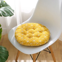 Coussin de sol rond en coton et lin, tissé, épaissi en coton PP, pour bureau, salle à manger, bureau d'étude