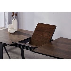 Vendita calda mobili per sala <span class=keywords><strong>da</strong></span> pranzo <span class=keywords><strong>tavolo</strong></span> <span class=keywords><strong>da</strong></span> <span class=keywords><strong>cucina</strong></span> in legno di lusso Set ristorante <span class=keywords><strong>tavolo</strong></span> <span class=keywords><strong>da</strong></span> pranzo allungabile e <span class=keywords><strong>sedie</strong></span> a <span class=keywords><strong>4</strong></span> posti - Product Image 5