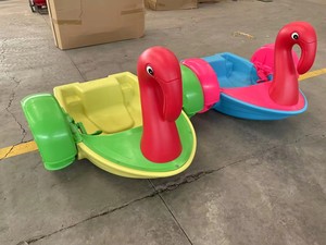 Barca a Remi per Bambini a Forma di Fenicottero, Giochi d'Acqua Amati dai Bambini, per Parchi Divertimento - Product Image 4
