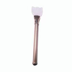 แท่งนวดพกพาลดบวม 100% ทำจากหินโรสควอตซ์ธรรมชาติ สำหรับกัวซาหน้า - Product Image 2