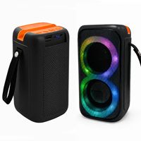 Nuevo SE-T23 Portátil para Altavoz 5.3, 50W de Salida, Soporte para Teléfono de Escritorio, Iluminación RGB, Mini Reproductor de Tarjetas, Audio para Uso en Exteriores