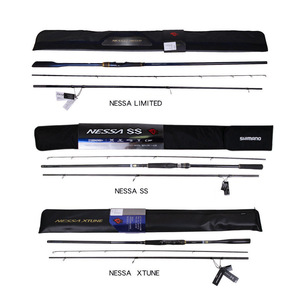 Caña de Pescar Nessa Limited SS XTune para Surfcasting, Acción Media-Rápida, con Guías SIC, para Pesca en Agua Salada y Lanzamiento en Playa - Product Image 1