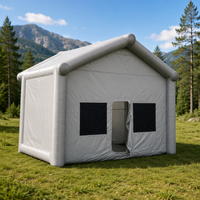 Cabine de peinture gonflable portable en tissu Oxford sur mesure, tente de peinture automobile mobile pour la réparation automobile