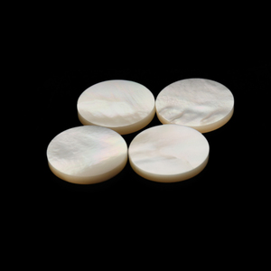 맞춤 제작 백자개 천연 나석 프리미엄 보석 공급업체 고품질 라운드 플랫백 보석 - Product Image 2