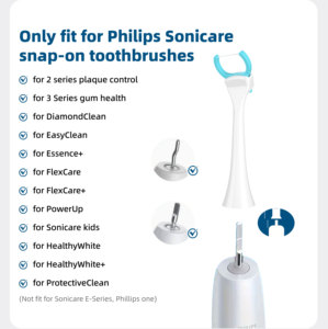 Tête de <span class=keywords><strong>brosse</strong></span> à dents électrique adaptée aux brosses à dents électriques <span class=keywords><strong>Philips</strong></span>, tête de <span class=keywords><strong>brosse</strong></span> de remplacement série C1/C2/G2/HX3/6/9 - Product Image 4