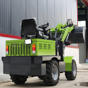 Gratis Verzending Nieuwe Energie Elektrische Mini <span class=keywords><strong>Tractor</strong></span> Lader Met 500Kg Capaciteit Emmer Machine Grote Korting - Product Image 6