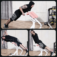 Chaise romaine professionnelle robuste, appareil d'entraînement des hanches, des jambes et des abdominaux pour un entraînement complet du corps