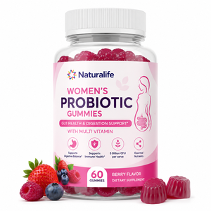 Gommes <span class=keywords><strong>probiotiques</strong></span> <span class=keywords><strong>pour</strong></span> femmes, soutien de la santé intestinale et de la digestion, avec multivitamines - Product Image 1
