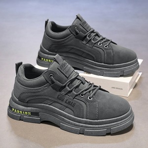 Spring New <b>Mens</b> Labor Protection <b>Shoes</b> Breathable Thick Sole Non Slip Trendy Versatile Casual Dad Sneakers For <b>Work</b> Site - Product Image 1