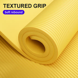 Esterilla de Yoga NBR personalizada ecológica de 10mm de grosor con superficie impermeable antideslizante rebote suave de 183cm de longitud para entrenamiento en casa - Product Image 3