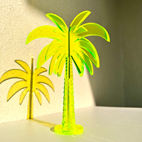 L'acrylique fait des palmiers éclairés artificiels Lowes pour la décoration de la maison