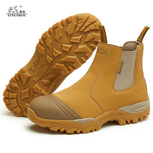 Stivale di sicurezza impermeabile Chelsea vera pelle stivali di sicurezza industriale Anti-foratura <span class=keywords><strong>scarpe</strong></span> di sicurezza <span class=keywords><strong>da</strong></span> <span class=keywords><strong>lavoro</strong></span> per gli uomini - Product Image 6