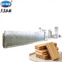 Machine à gaufres, ligne de production de gaufres, machine à gaufres industrielle, équipement de boulangerie automatique commercial