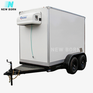 High Quality Small Movable Cold Room <strong>Trailer</strong> Units 110V 115V 220V <strong>Refrigerated</strong> <strong>Trailer</strong> for Sale - Product Image 3