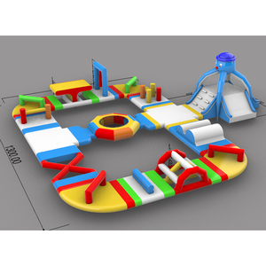 Parque Acuático Inflable Personalizado de Diferentes Tamaños, Obstáculos Flotantes, Equipo de Recreación, Parque Acuático Inflable - Product Image 5