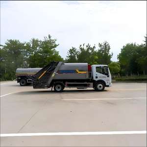 รถบรรทุกขยะดีเซลแบบเกียร์ธรรมดาประสิทธิภาพสูงใหม่ความจุ<span class=keywords><strong>7</strong></span>ลูกบาศก์เมตร - Product Image 4
