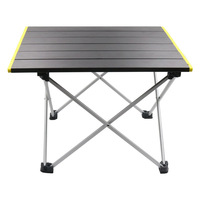 Table pliante à cadre en aluminium Portable Table de camping en plein air légère Table de pique-nique au design moderne