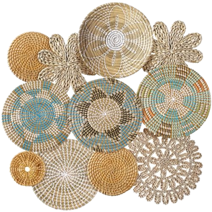 Décoration murale rustique pour mariage, filet de pêche, thème océanique méditerranéen, macramé en coton - Product Image 1