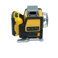 Niveau laser vert auto-nivelant 12 lignes 3*360 °   Kit de niveau laser au lithium-ion 12V pour la construction et la rénovation, certifié CE