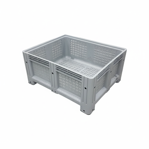 พาเลทพลาสติก ED-KON 1210-58 P สำหรับงานหนัก ใช้เก็บผลไม้  แบบเข้าได้ 4 ทิศทาง รับน้ำหนักได้ 2.0 ตัน  รับน้ำหนักได้จริง 17 กก. สำหรับใช้งานในอุตสาหกรรม - Product Image 2