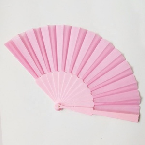 High Quality Custom Printed Logo Promotional Folding Paper/Fabric Plastic <b>Hand</b> <b>Held</b> <b>Fan</b> Printed <b>Fans</b> - Product Image 3