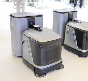Robot de nettoyage industriel et commercial BIBO, autonome, autonettoyant, aspirateur et serpillière, navigation intelligente, entrepôt, centre commercial, usine - Product Image 1