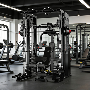 APEXHQ prend en charge la personnalisation : Machine Smith, Cage de musculation avec système de tirage LAT, Rack de squat tout-en-un - Product Image 1
