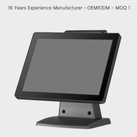 Terminal Punto de Venta Todo en Uno con Pantalla Táctil Capacitiva de 15/15.6 Pulgadas y 10 Puntos, WiFi 6 y Bluetooth 5.2, Android/Windows para Comercio Minorista