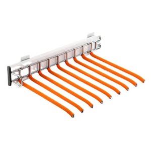 <span class=keywords><strong>Porte</strong></span>-<span class=keywords><strong>pantalon</strong></span> multifonctionnel réglable cintre télescopique pliable pour garde-robe - Product Image 1