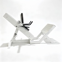 Vente directe usine : Appareil de fitness commercial pour squats en V, machine Hack Squat pour la musculation des jambes et des hanches, entraînement de force des jambes