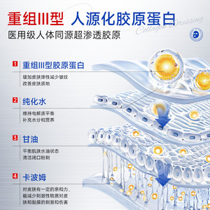 Pansement médical au collagène AiHuJia 28g chacun pour les brûlures et ébouillantements postopératoires et le soin des plaies - Product Image 4