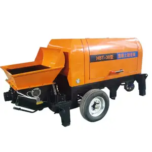 DIESEL Trailer BƠM BÊ TÔNG cho BƠM BÊ TÔNG 50 M3 một giờ máy bơm bê tông để bán