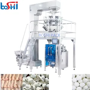 Machine à emballer automatique de granulés, machine d'emballage multitête pour boulettes d'aliments surgelés