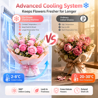 Máquina Expendedora de Flores Frescas Comercial para Hoteles y Resorts, Pantalla Táctil Inteligente, Máquina Expendedora Automática de Ramos, Servicio 24H