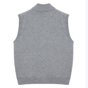 <span class=keywords><strong>Gilet</strong></span> tricoté en <span class=keywords><strong>cachemire</strong></span> sans manches pour <span class=keywords><strong>femme</strong></span> avec <span class=keywords><strong>gilet</strong></span> élégant <span class=keywords><strong>zippé</strong></span> - Product Image 2