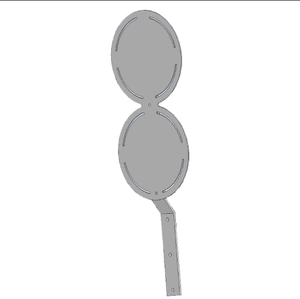 Accessoire de fitness personnalisé, cible de poinçonnage mural, cible de balles à double paroi - Product Image 1