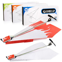 Kit de conversion d'avion électrique DIY de haute qualité, modèle classique, jouets éducatifs pour enfants, transformez un avion en papier en un véhicule motorisé