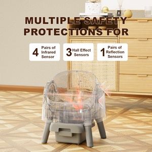 Pour AutoScooper Bac à litière pour chat à détection automatique, à ouverture supérieure, à roulement, double mode (automatique/manuel), grande chambre, autonettoyant - Product Image 4