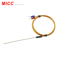 Sonde de température industrielle en acier inoxydable RTD PT100 Vis K Type Capteur de température Thermocouple